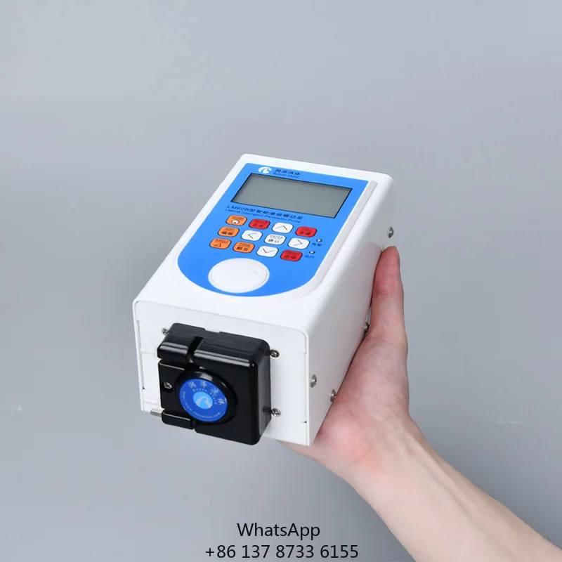 Mini Customizable OEM Peristaltic Hose Pump With 4 Rollers Low Pressure Electric Stepper Motor For Nucleic Acid Testing Liquids