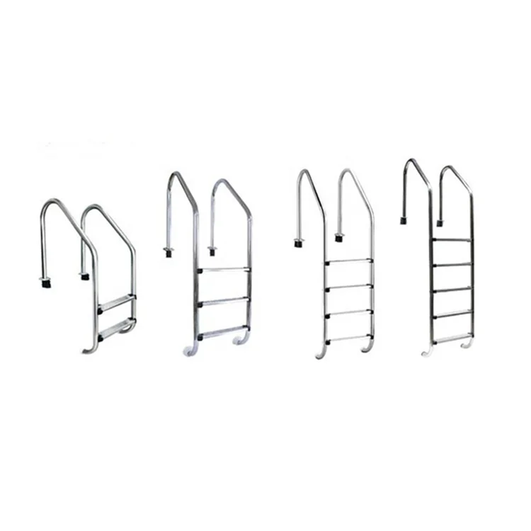 

Factory Supply Pool Ladder 2 Steps Handrail Stainless Steel Swimming Pool Escalator
