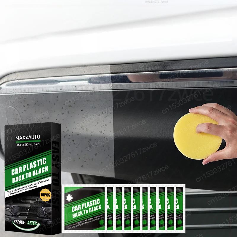Car Plastic Parts Restore Maintenance Tool Automotive Car Plastic Restorer Black Polish Agent Auto Plastic Parts Refurbish