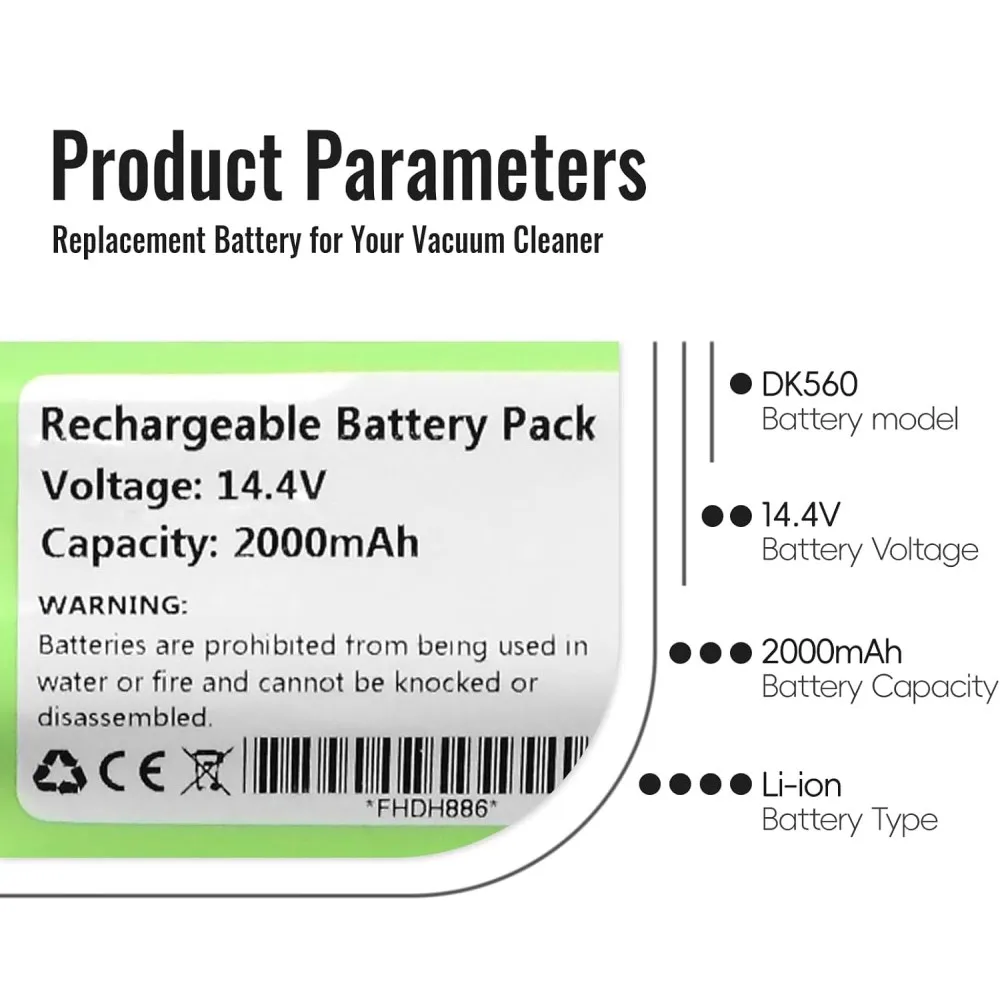 Wymienna bateria dla Ecovacs DK560 DK561 DK566 DS566 Deebot Mini część NO Ecovacs a10s1p 201-1451-0040 z narzędziami 12V