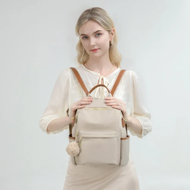 Shoulder Bag Backpacks Crossbody Woman Korean Designer Computer Fashion Small Stylish School For Girls Cute Casual Travel Canvas