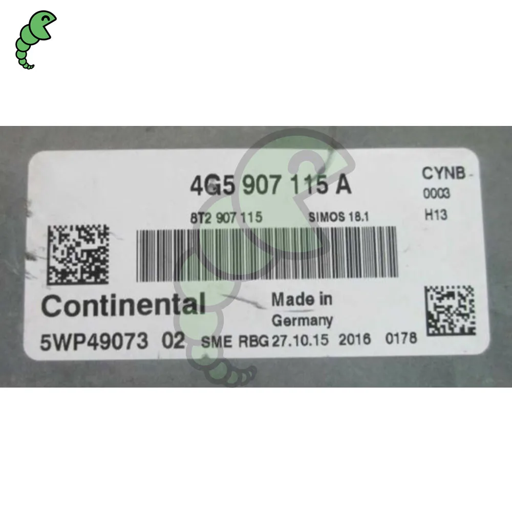 

4G5907115A Модуль управления двигателем ECU/ECM ДЛЯ 2016-2018 AUDI A6 2.0L -