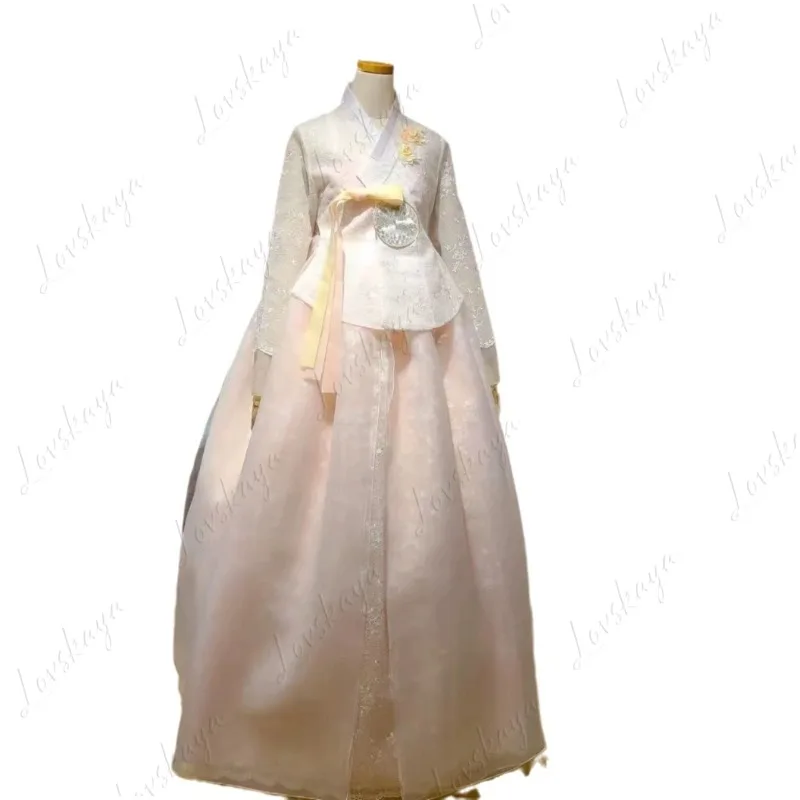 

Новое стильное корейское женское официальное придворное платье для повседневного выступления