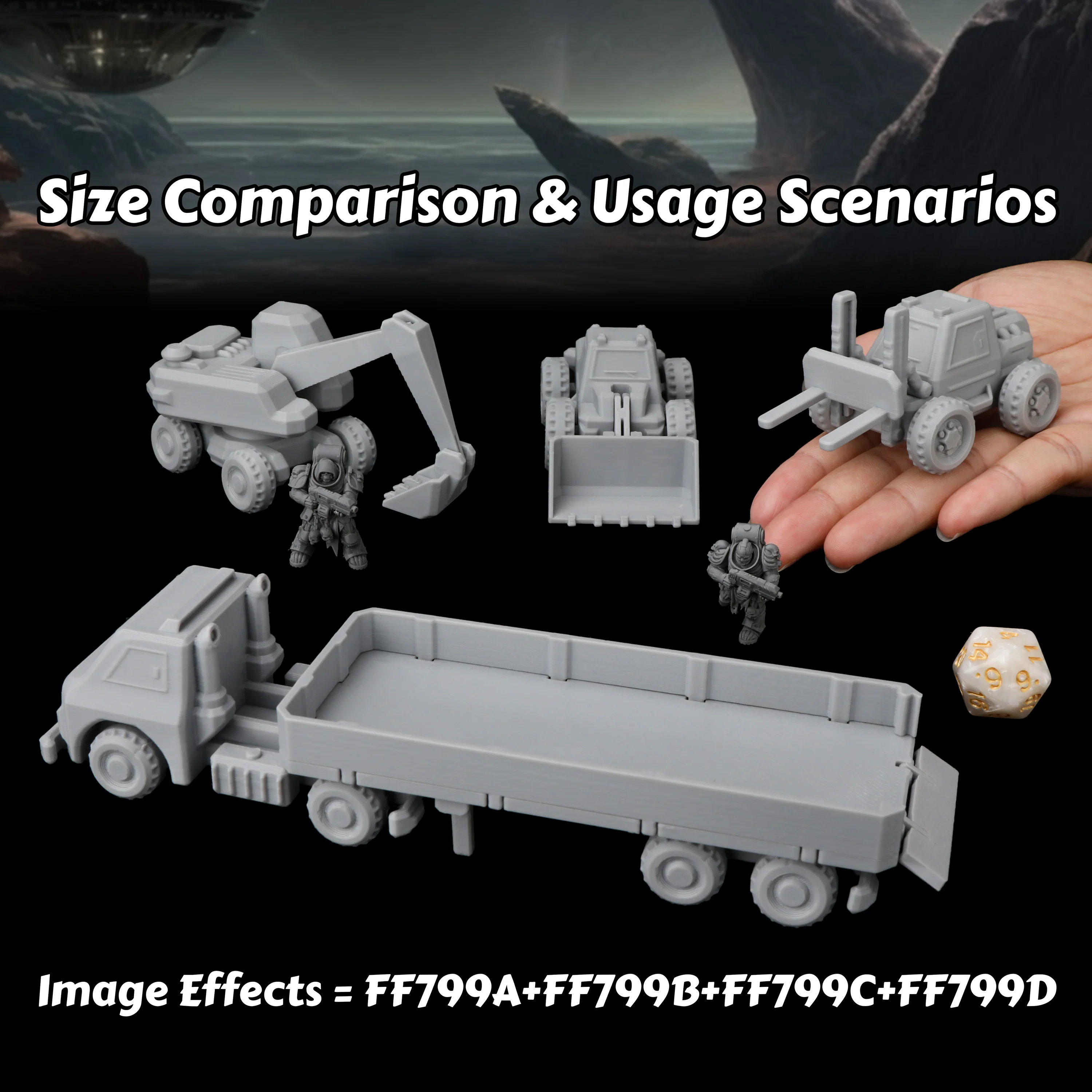 Miniaturas de Veículos de Cons - Model Kit Excavator avaliação e preço