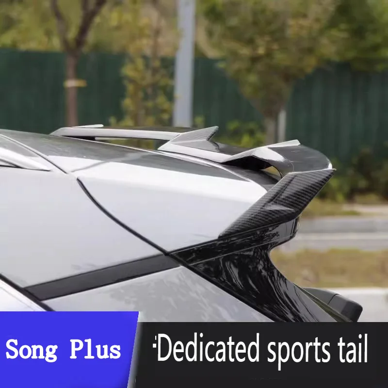 For BYD BYD Song Plus 2021 2022 2023 Top Spoiler ABS plastic Material Car Rear Wing Color Rear Spoiler Motion Spoiler