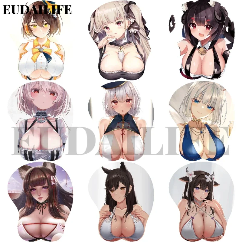 

Azur Lane Amagi Kaga Kashino 3D коврик для мыши подставка для рук подставка для запястий коврик для мыши силиконовый Oppai мягкий коврик для мыши офисная работа отаку подарок