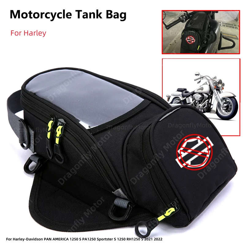 

Motorcycle Fuel Bag Mobile Phone Navigation Tank For Harley-Davidson PAN AMERICA 1250 S PA1250 Sportster S 1250 RH1250 S 2021