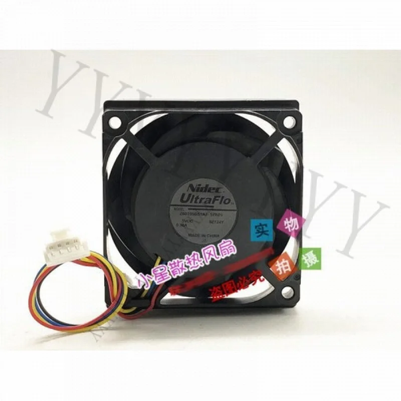 Y+Nidec Z60T05BS1A7-57K06 5VDC 0.38A cooling fan