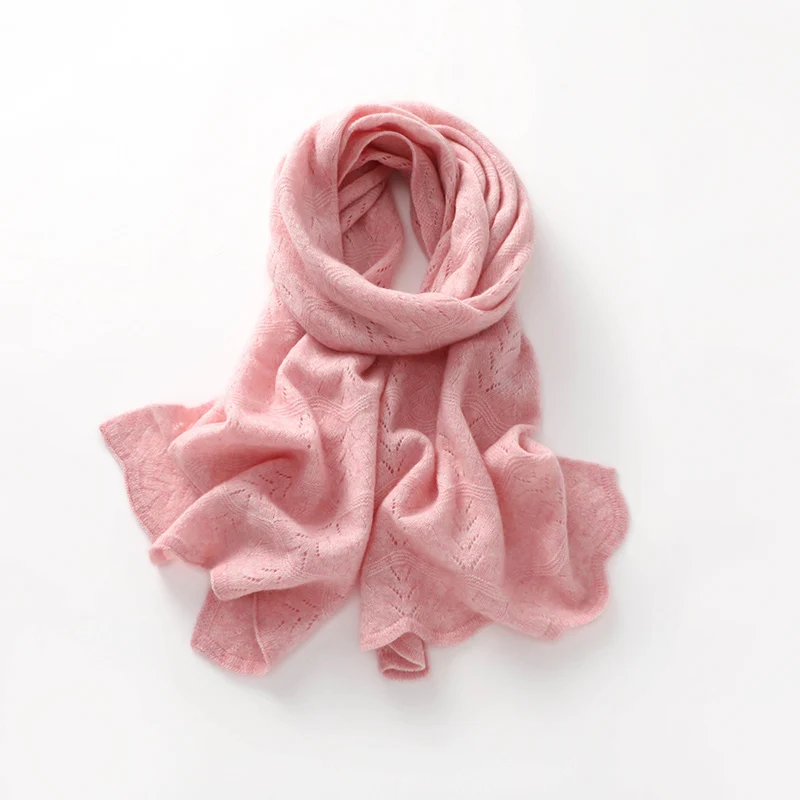 

High Quality 100% Cashmere Scarf Women's Autumn Winter New Warm Korean Version Scarf Fashion And Versatile Knitted Scarf Shawl