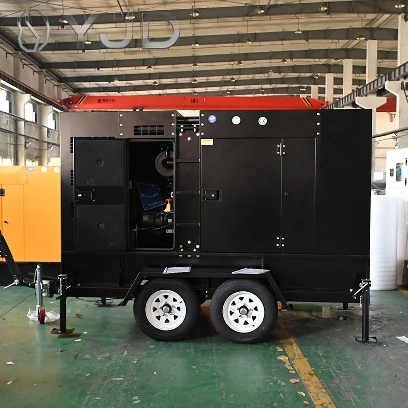 Cummin Trailer Generators Mobile Outdoor Use 60kw 75kva 80kw 100kva 100kw 125kva diesel Generator for Sale