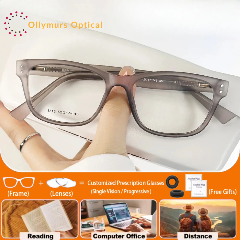 

OLLYMURS новые квадратные оптические очки с защитой от синего света, женские фотохромные очки для близорукости, прогрессивные компьютерные очки