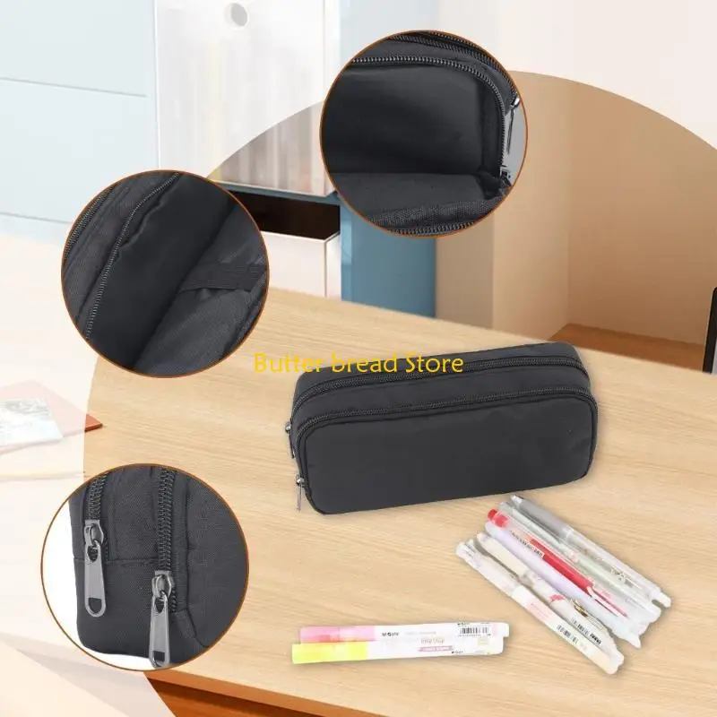 

W89C Студенческий пенал, прочная ткань Оксфорд, школьные принадлежности, многослойные эргономичные отделения