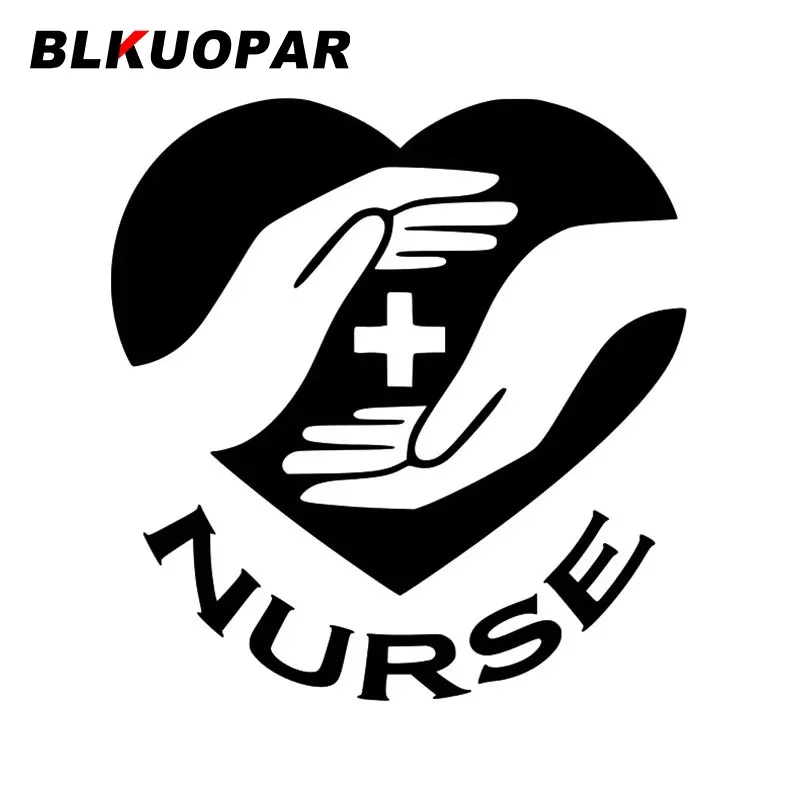 

BLKUOPAR Verpleegkundige Nurse Funny Car Stickers Motorcycle Rearview Mirror Scratch Resistant Decal VAN Campervan Decoration