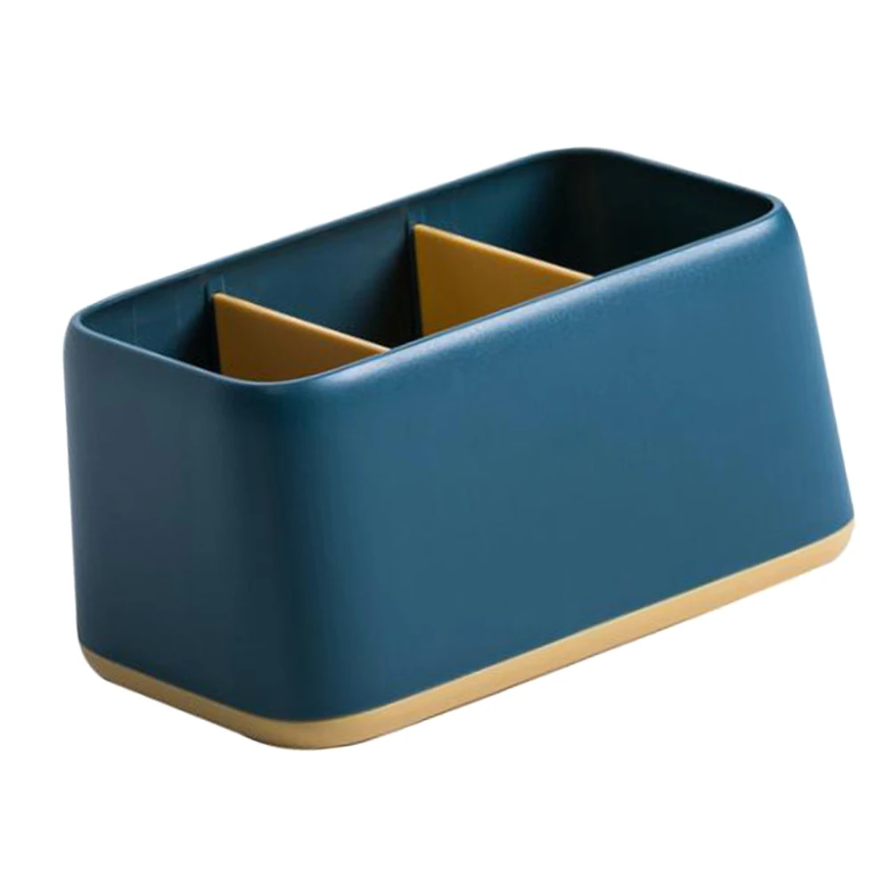 

Remote Control Storage Box Multi Grids Organizer Home Accessories Durable Material Fashion Creative Design Elegant Desk Tidy