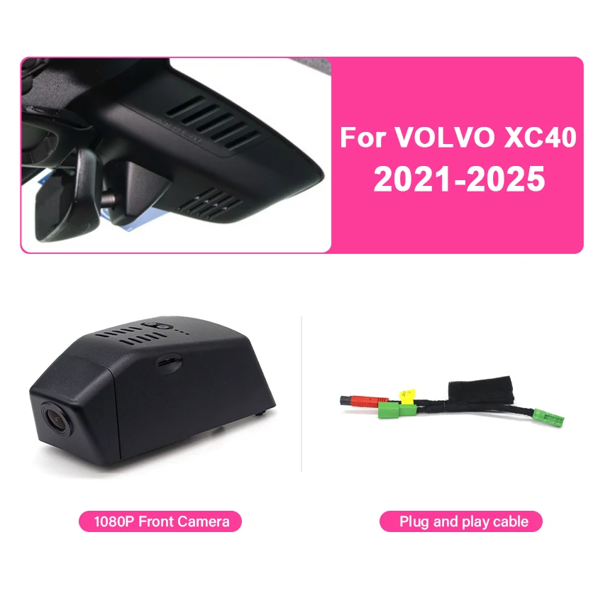 Dash Cam Voor Volvo XC40 XC60 XC90 S60 V60 S90 V90 V40 S80 XC70 Polestar 2 Auto Dvr HD Camera WiFi Rijden Recorder Auto-onderdelen