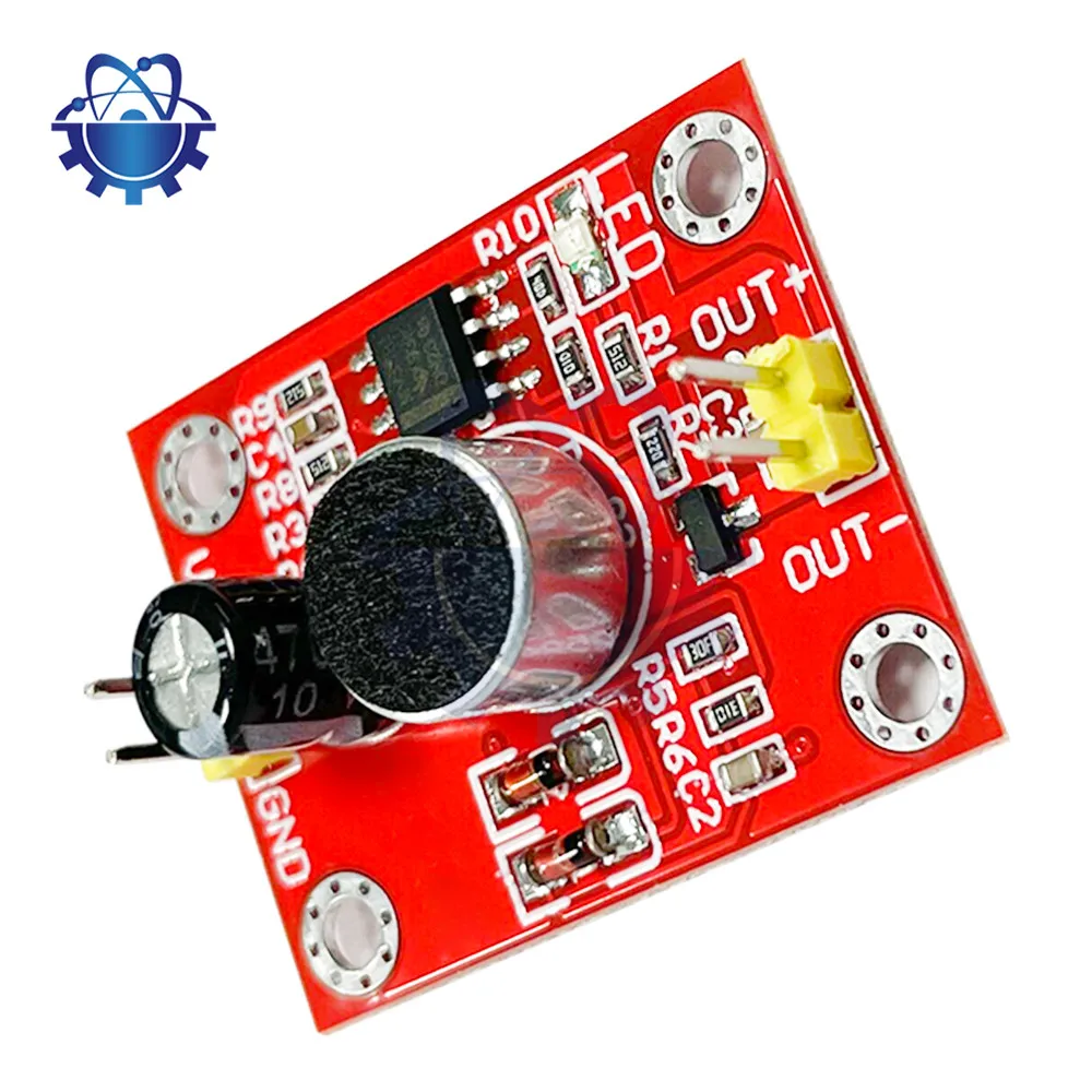 Sonic Delay Module DC3-9V 1.5A Microphone Sonic Delay Direct Drive Voltage 3V-9V LED Motor Driver Board DIY Small Electric Fan