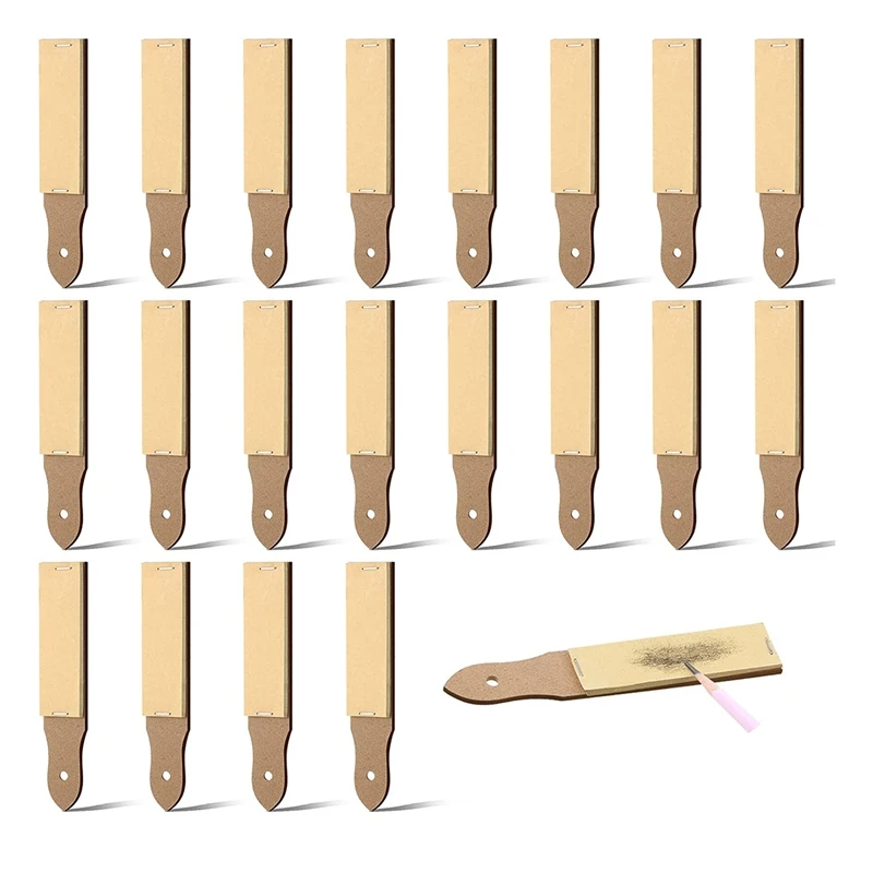 חם tkk נייר זכוכית מחדד שרטוט מגלרים לאמנים מצביע עפרון פחם (20 יח ')