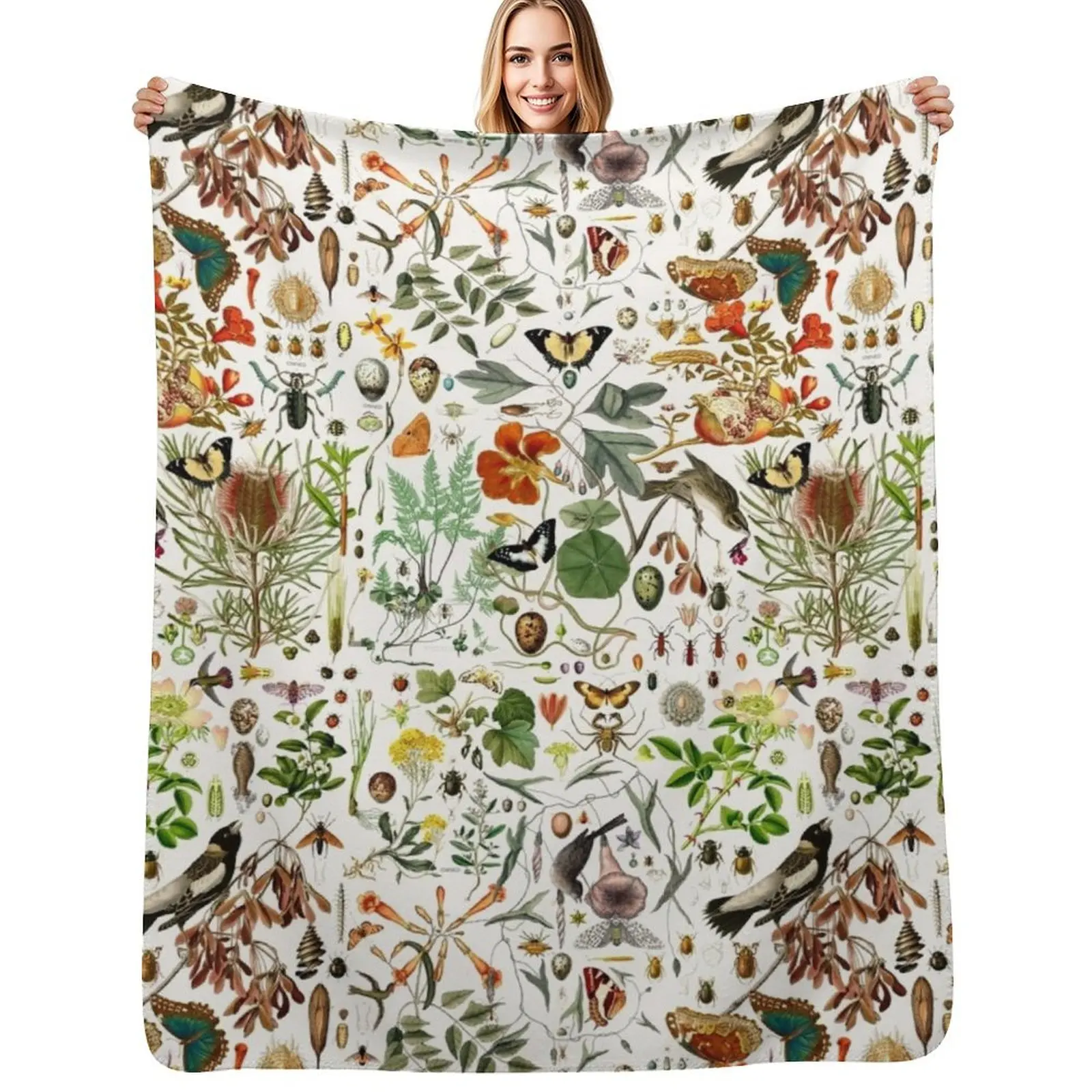 

Biology 101 Throw Blanket Anti Shedding Soft Fuzzy Blanket for Home
