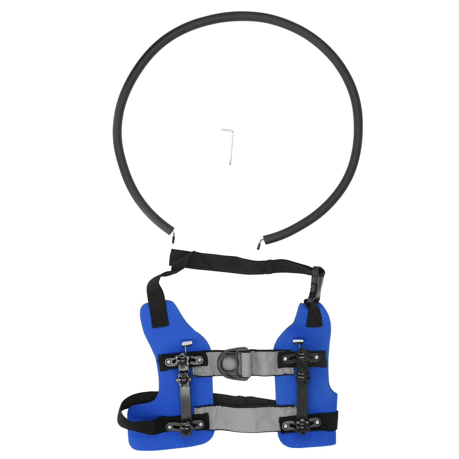 Blind Pet Anti-botsingsringhalsband voor blinde honden, veilige halo-harnas voor zwakziende huisdieren, kleurgeleide cirkel, dierenbescherming, geleidecirkel