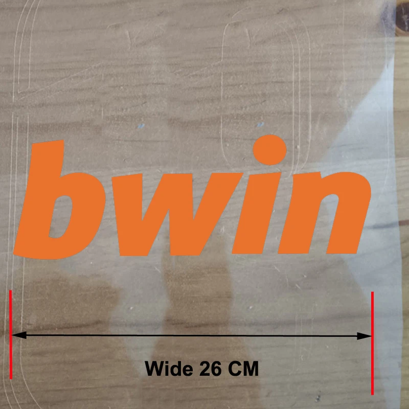 2000-2022 Soccer Sponsor bwin Middle LOGO Iron On Soccer Patches Bwin Sponsor Football Heat Transfer Film Badges