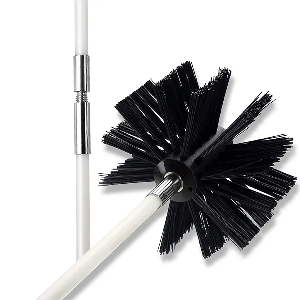 

2Pcs Chimney Cleaning Brush 150mm Flue Tools Fireplace Woodstove Ducts Efficient Grease Dirt Removal Clean Accessories Pipe