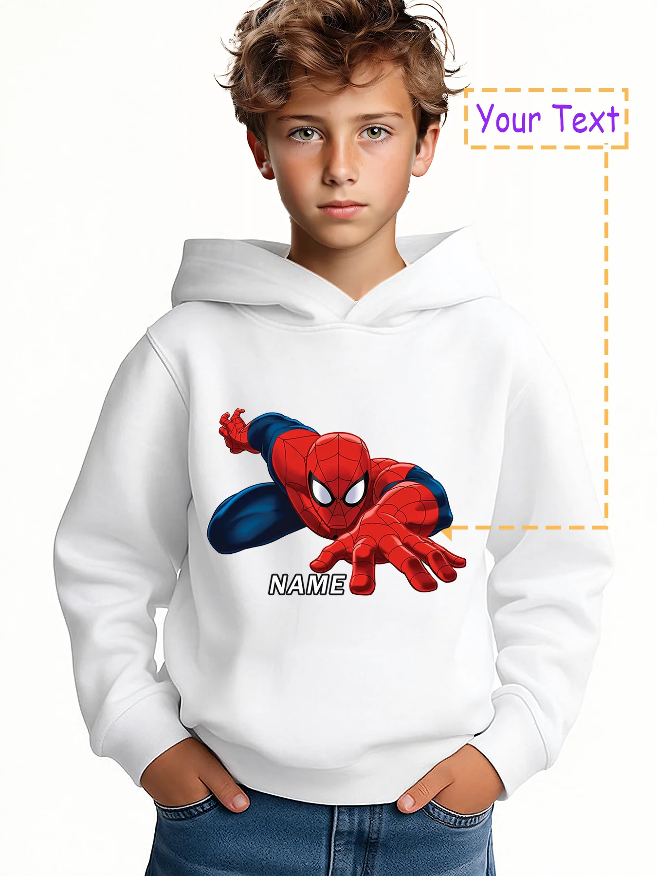 سترة MINISO Classic Spider-Man Attack للأطفال - تصميم كلاسيكي لتسلق Spider-Man، مثالية للمدرسة والملابس غير الرسمية #2