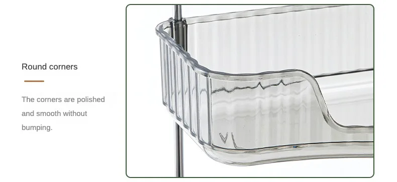 Corner Rack For Bathroom Vertical Washstand Large Capacity 3-layer Skincare Organizer Perfume And Fragrance Shelt