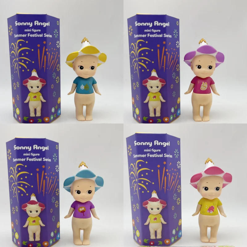 

Sunflower Toy Store Sonny Angel Mini Figure Summer Festival Series Blind Box Collectible Model Figure Desktop Birthday Gift Toys