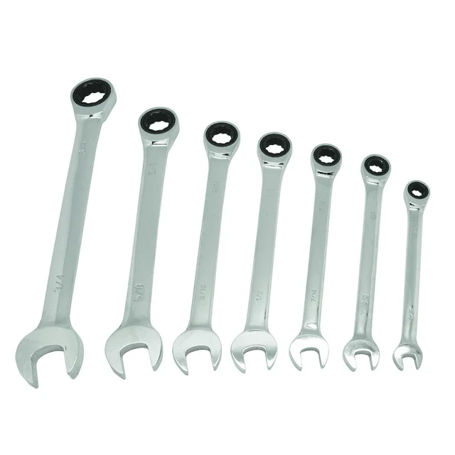 

K-Tool 45400 Ratcheting Wrench Set Combination Wrenches 5/16" to 3/4"