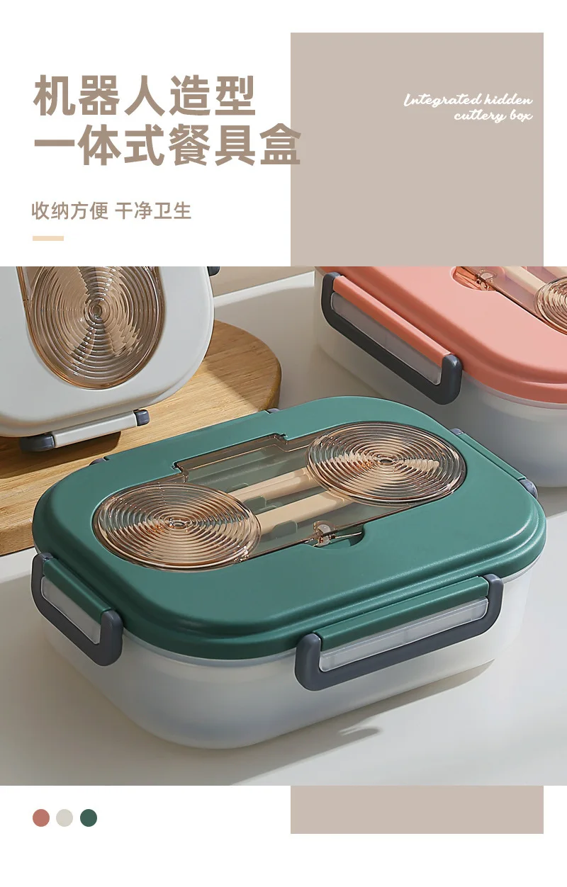 304 Stainless Steel Insulated Lunch Box for Office Students Fruit Bento Carrying Box Microwave Oven Special Lunch Box