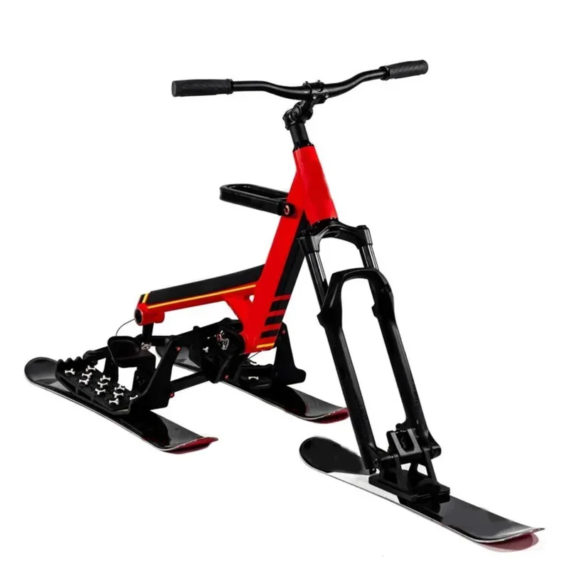 Aluminum Sledgehammer Freerider Full Suspension Snow Ski Bike With Spinner Cargo