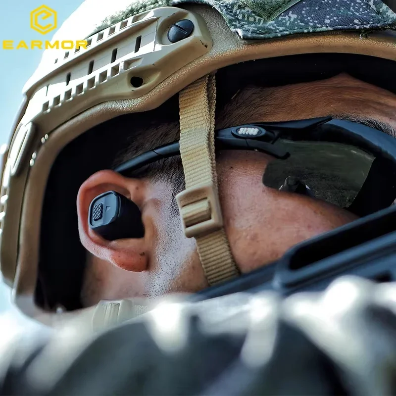 EARMOR M20T جديد بلوتوث سدادات الصيد اطلاق النار سدادات الأذن الإلكترونية سماعة مكافحة الضوضاء الأذن التوصيل إلغاء الضوضاء NRR26db