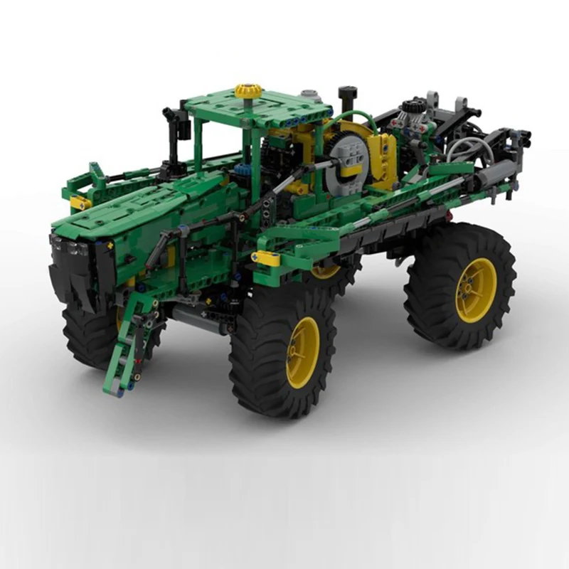 City Car Model MOC Building Bricks Classic Self Propelled Sprayer Modular Technology Children Holiday Gifts Assemble Toys Suit