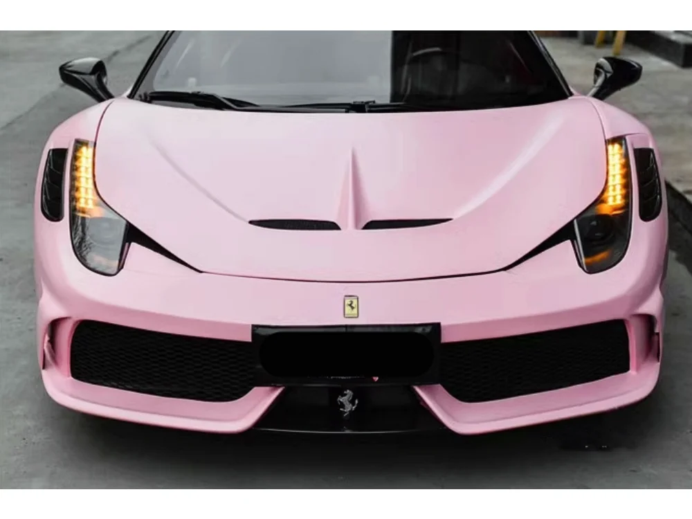 

SP Style Engine Hood Side Skirts Front & Rear Bumper Body Kit for Ferrari 458 Car Parts