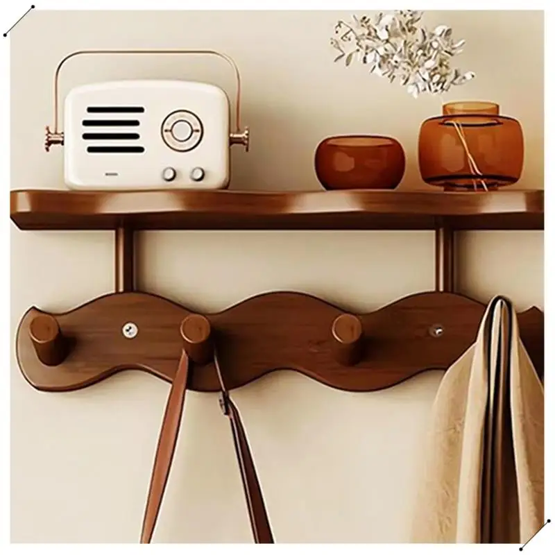 Entrance Door Clothes Hook Wall Hanging Porch Key Storage Decorative Hook Wall Rack