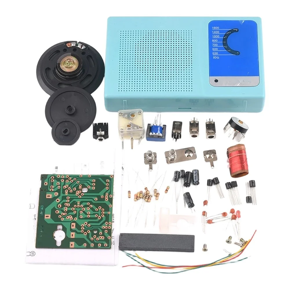 For FM AM Radio DIY Assembly Kit Soldering Practice For Educational Electronics Learning Circuit Board For Students Hobbyists