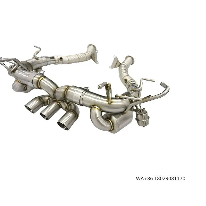 

Выхлопная система OEM (без катализатора) с даунпайпом и вакуумным клапаном Catback для Ferrari 458 V8 4.5 2013-2016, нержавеющая сталь, с электронным управлением клапанами, глушитель