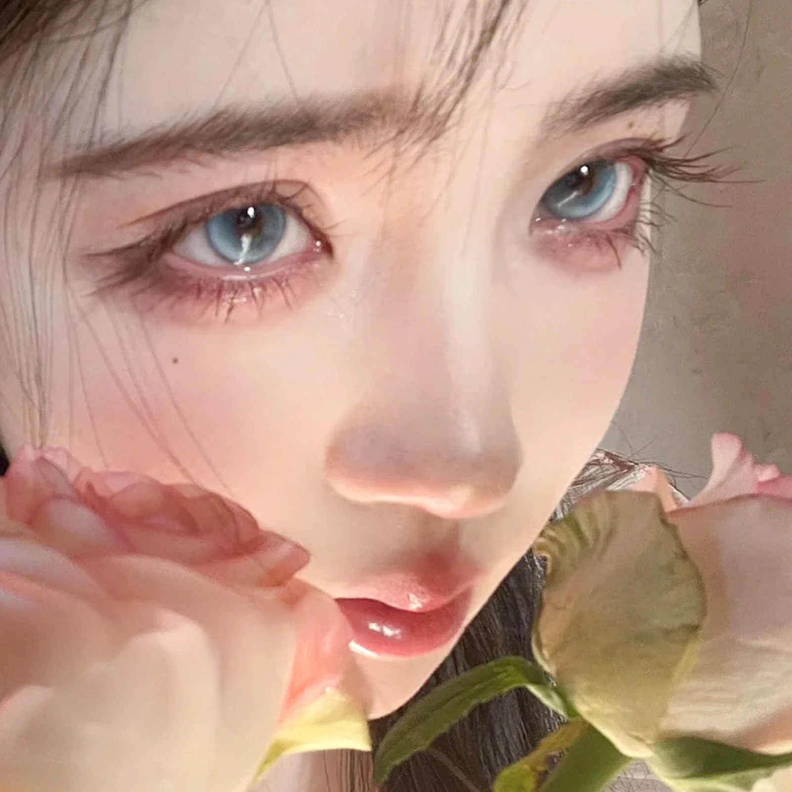 ต่อขนตาล่างแบบ DIY สไตล์เกาหลี ขนตาปลอมบางเบา น้ำหนักเบา กาวติดแน่น ดูเป็นธรรมชาติ สำหรับใช้ในชีวิตประจำวัน