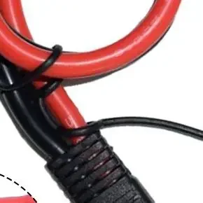 

10AWG SAE To O Ring Extension Cable With Dust Cover Extended Connection Line 10AWG SAE To O Ring Extension Cable With Dust Cover