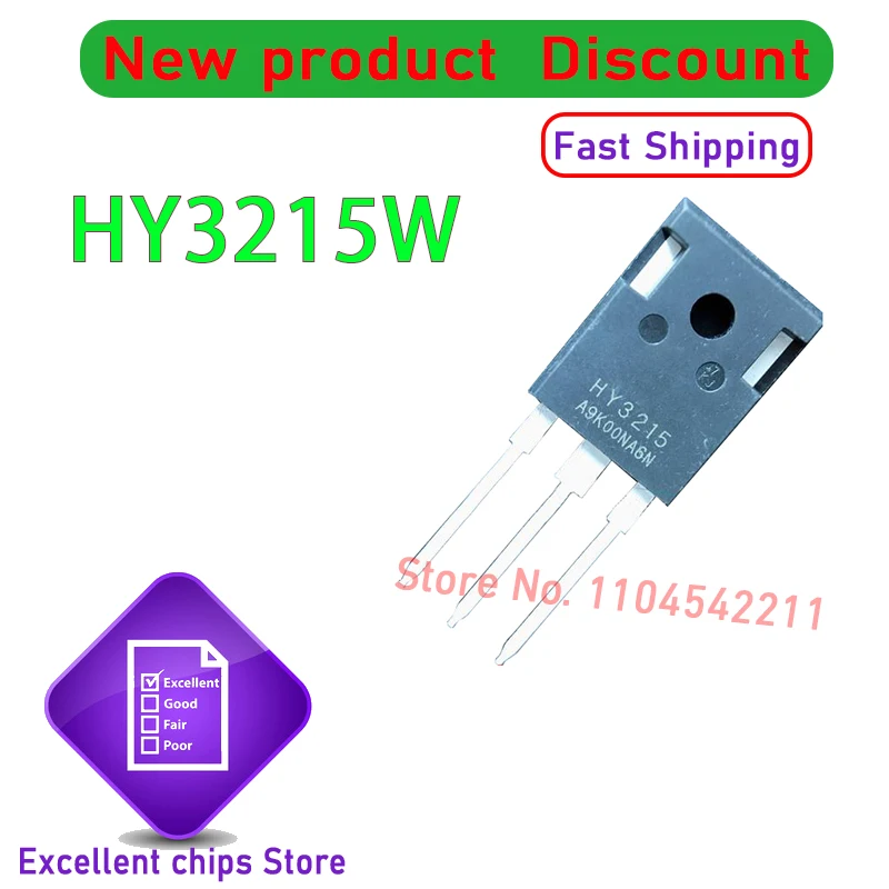 

10pcs/lot Original HY3215W HY3215 150V 130A TO247 MOSFET 100% New and Genuine