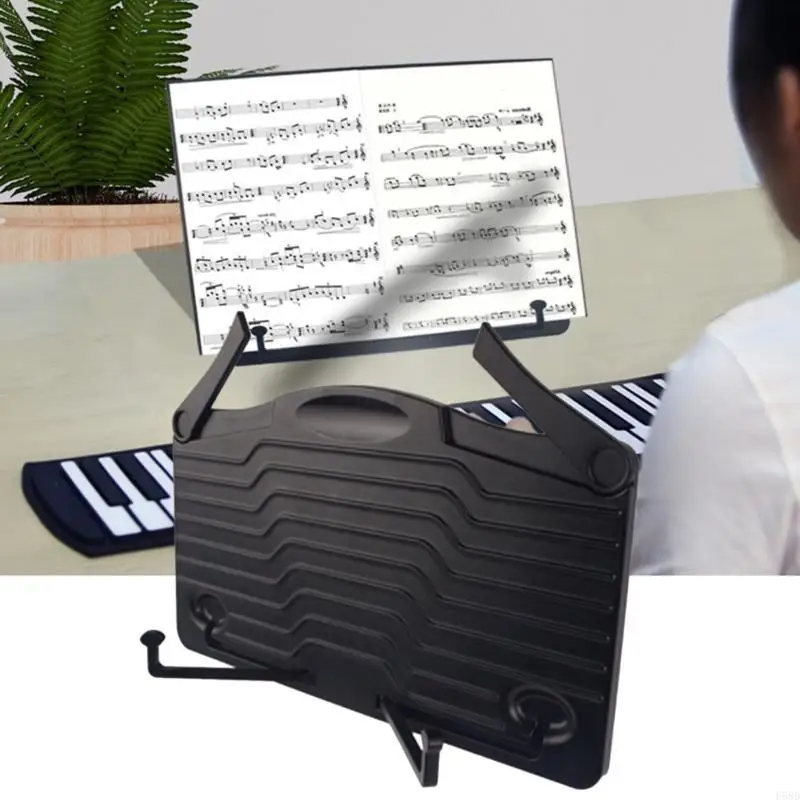 Book Holder Stand Desktop Sheet Music Shelf Holder Base with Adjustable Height 
