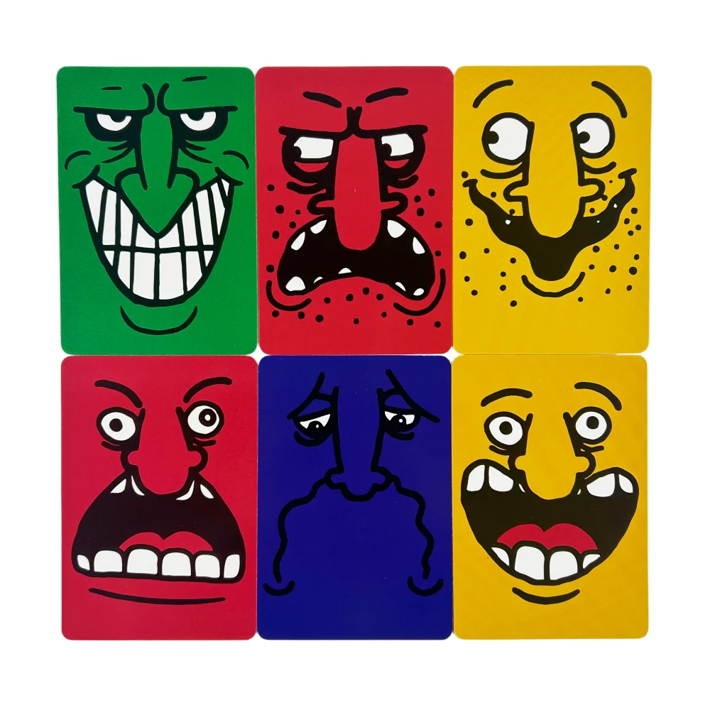 

1pc Good Face Bad Face Card Game Hilarious Party Travel Board Game Deck For Fun Party
