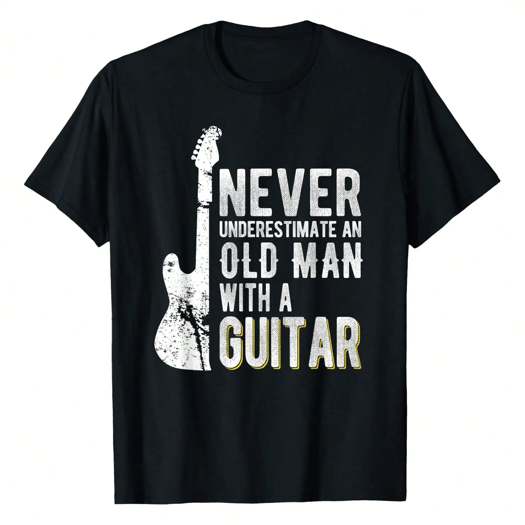 

Never Underestimate An Old Man With A Guitar - Guitarist T-Shirt Women's Short Sleeve Sports T-Shirt