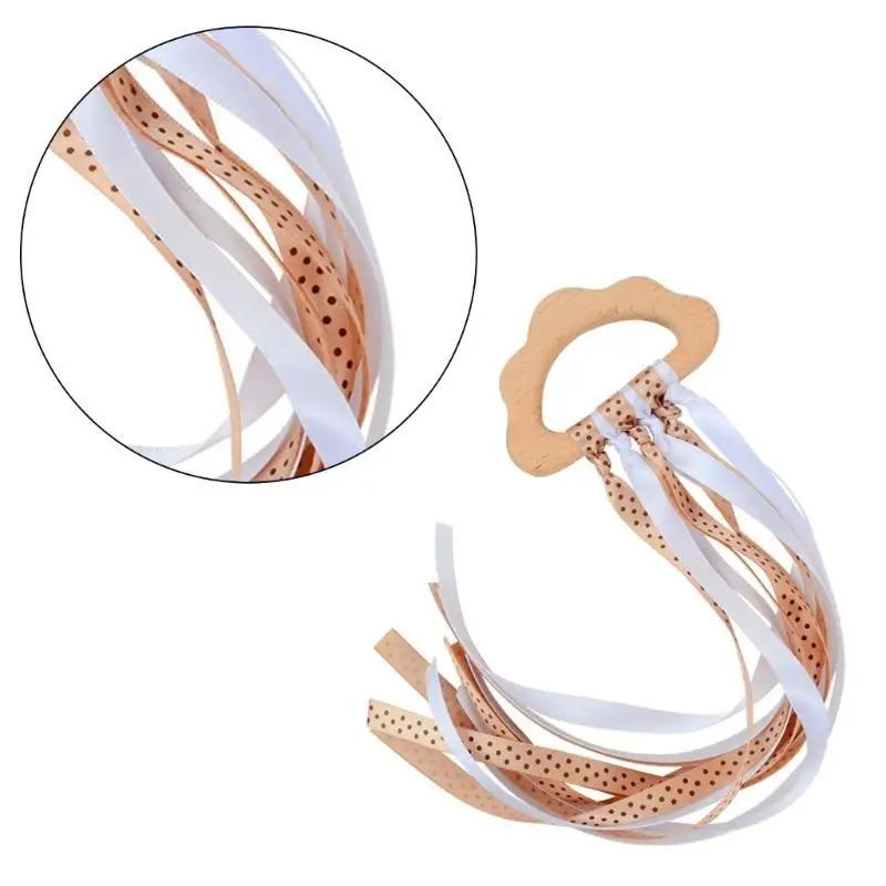 

U13F Early Learning Toy with Ribbons Newborn Cloud Sensory Toy for Education