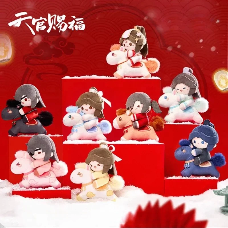 

В наличии: Новые оригинальные плюшевые куклы-подвески из серии «Благословение небожителей» (Tian Guan Ci Fu) по мотивам «Сна на коне»