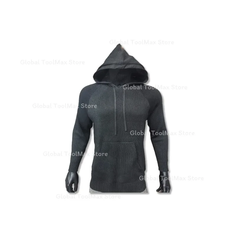 EU EN388 CE Level 5 Cut Resistant Hoodie with Neck Cover Outdoor Protective Clothing Anti-cut Safety Wear for Self Defense