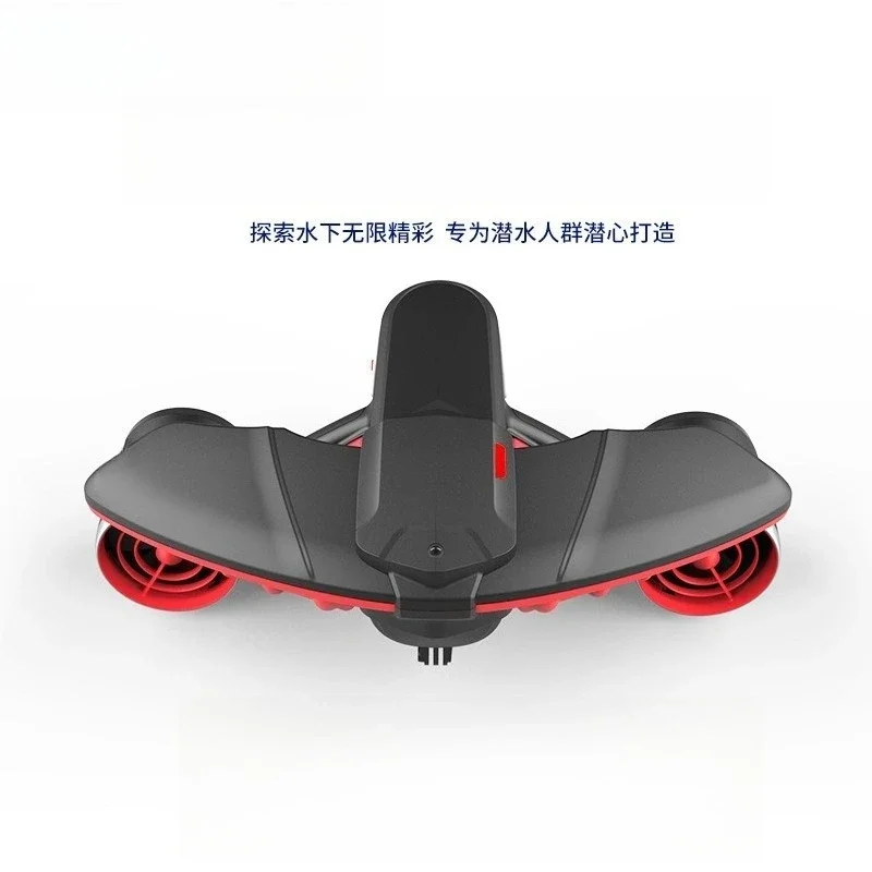 Assisted underwater thrusters, hand-held diving equipment, thrusters underwater