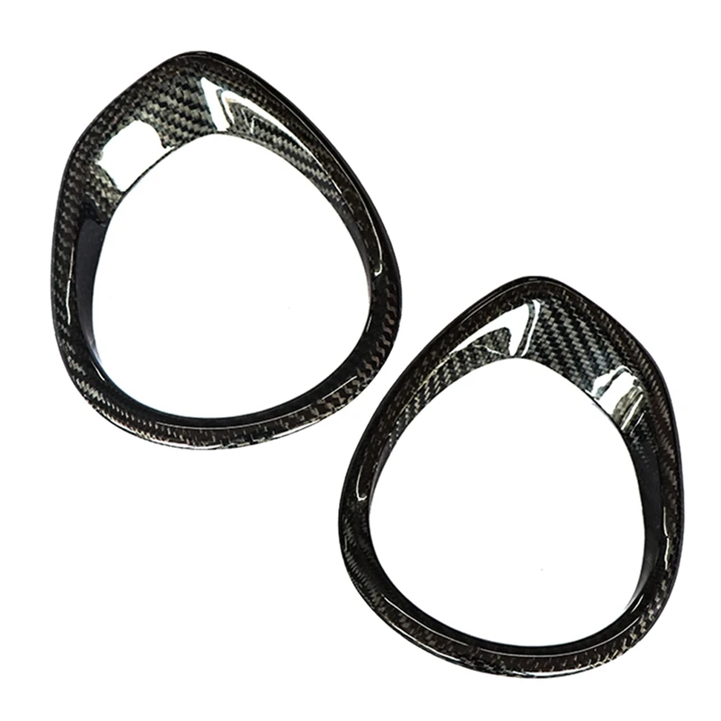 

Motorcycle Carbon Fiber Speedometer & Tachometer Ring Cover Trim For Yamaha TMAX 530 2017 2018 2019 / TMAX 560 2020 2021