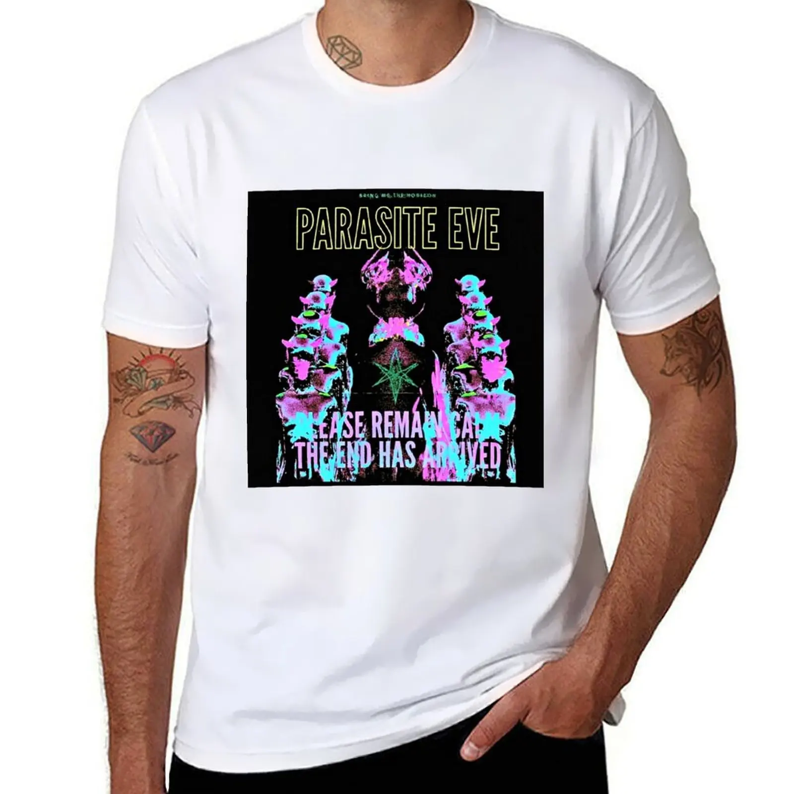 

bring me 8 the horizon living T-Shirt t shirts for man graphic tees t shirts for man cotton soft T-Shirt
