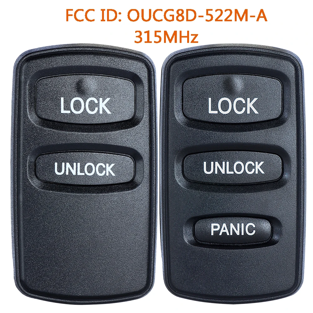 

KEYECU OUCG8D-525M-A 315 МГц Пульт дистанционного управления для автомобилей Mitsubishi Eclipse, Endeavor, Lancer, Montero, Outlander Sport